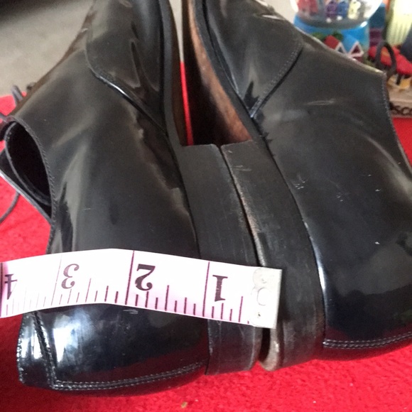 💯AUTHENTIC BURBERRY OXFORD MENS SHOES VINTAGE PATENT - Picture 14 of 16